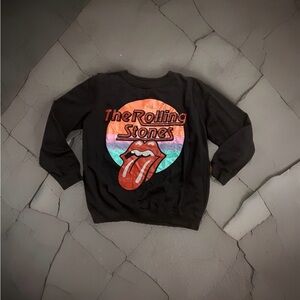 The Rolling Stones Black Cotton Blend Tee